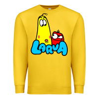 Lemon larva cartoon Premium Sweatshirt - artisFamous