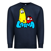 Navy larva cartoon Premium Sweatshirt - artisFamous
