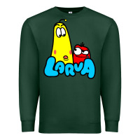 Sports Green larva cartoon Premium Sweatshirt - artisFamous