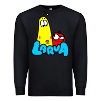 Black larva cartoon Premium Sweatshirt - artisFamous