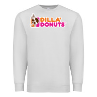 Dove Grey dilla' donuts Premium Sweatshirt - artisFamous