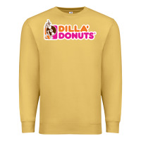 Antique Gold dilla' donuts Premium Sweatshirt - artisFamous