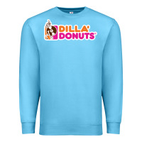 Ocean Blue dilla' donuts Premium Sweatshirt - artisFamous