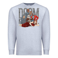 Heather Grey doom breakfast patrol Premium Sweatshirt - artisFamous