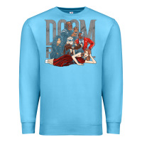 Ocean Blue doom breakfast patrol Premium Sweatshirt - artisFamous