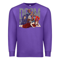 Purple doom breakfast patrol Premium Sweatshirt - artisFamous
