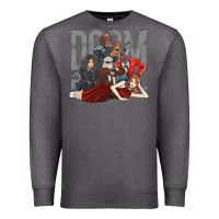 Charcoal Heather doom breakfast patrol Premium Sweatshirt - artisFamous