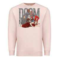 Pale Pink doom breakfast patrol Premium Sweatshirt - artisFamous