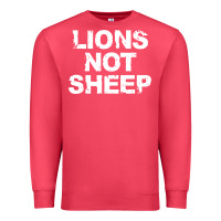 Cardinal lions not sheep Premium Sweatshirt - artisFamous
