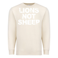 Sandshell lions not sheep Premium Sweatshirt - artisFamous