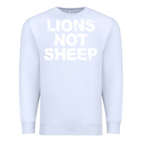 White lions not sheep Premium Sweatshirt - artisFamous