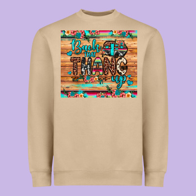 Back That Thang Up Heavyweight Sweatshirt Designed By Jahusdesignshop