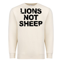 Sandshell lions not sheep Premium Sweatshirt - artisFamous