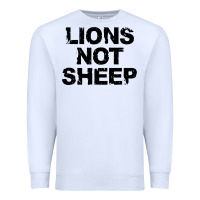 White lions not sheep Premium Sweatshirt - artisFamous