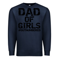 Navy dad of girls Premium Sweatshirt - artisFamous