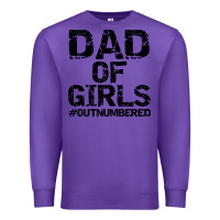 Purple dad of girls Premium Sweatshirt - artisFamous