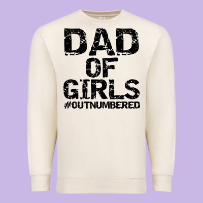 Dad Of Girls Premium Sweatshirt Designed By Artisfamous
