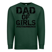 Sports Green dad of girls Premium Sweatshirt - artisFamous