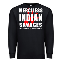 Black merciless indian savages Premium Sweatshirt - artisFamous