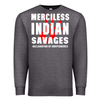 Charcoal Heather merciless indian savages Premium Sweatshirt - artisFamous