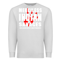 Dove Grey merciless indian savages Premium Sweatshirt - artisFamous