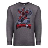 Charcoal Heather hawkins demodogs Premium Sweatshirt - artisFamous