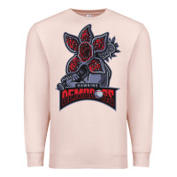 Pale Pink hawkins demodogs Premium Sweatshirt - artisFamous