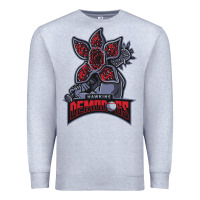 Heather Grey hawkins demodogs Premium Sweatshirt - artisFamous