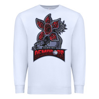 White hawkins demodogs Premium Sweatshirt - artisFamous