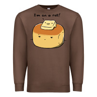 Chestnut i'm on a roll! Premium Sweatshirt - artisFamous