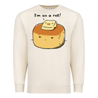 Sandshell i'm on a roll! Premium Sweatshirt - artisFamous