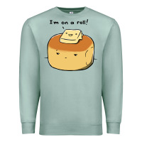 Seafoam i'm on a roll! Premium Sweatshirt - artisFamous
