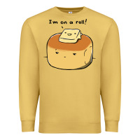 Antique Gold i'm on a roll! Premium Sweatshirt - artisFamous