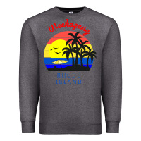 Charcoal Heather weekapaug, rhode island sunset Premium Sweatshirt - artisFamous