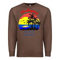 Chestnut weekapaug, rhode island sunset Premium Sweatshirt - artisFamous