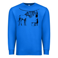 True Royal Banksy Zebra Premium Sweatshirt - artisFamous