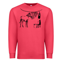 Cardinal Banksy Zebra Premium Sweatshirt - artisFamous