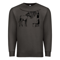 Smoke Banksy Zebra Premium Sweatshirt - artisFamous