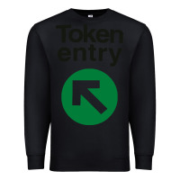 Black token entry Premium Sweatshirt - artisFamous