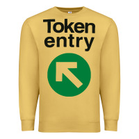 Antique Gold token entry Premium Sweatshirt - artisFamous