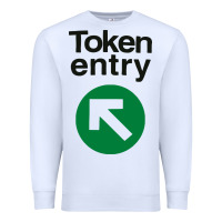White token entry Premium Sweatshirt - artisFamous