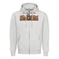 Dove Grey life is better with a pittie Zipper Hoodie - JahusDesignShop