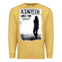 Antique Gold alanis morissette, world tour Premium Sweatshirt - artisFamous