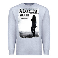 Heather Grey alanis morissette, world tour Premium Sweatshirt - artisFamous