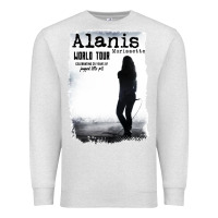Oatmeal Heather alanis morissette, world tour Premium Sweatshirt - artisFamous