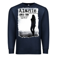 Navy alanis morissette, world tour Premium Sweatshirt - artisFamous