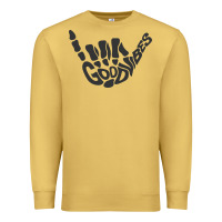 Antique Gold goodvibes shaka Premium Sweatshirt - artisFamous