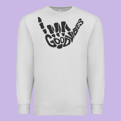 Goodvibes Shaka Premium Sweatshirt Designed By Artisfamous