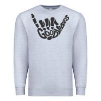 Heather Grey goodvibes shaka Premium Sweatshirt - artisFamous