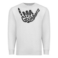Oatmeal Heather goodvibes shaka Premium Sweatshirt - artisFamous